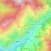 Sachen topographic map, elevation, terrain