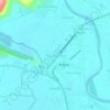 Plasang Luma topographic map, elevation, terrain