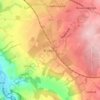 Braidwood topographic map, elevation, terrain
