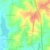 Hosahudya topographic map, elevation, terrain