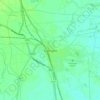 Forbesganj topographic map, elevation, terrain