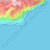 Punta Crena topographic map, elevation, terrain