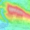 Chloumky topographic map, elevation, terrain