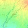 Kishanganj topographic map, elevation, terrain