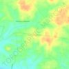 Kandanegedara topographic map, elevation, terrain