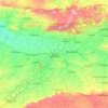 Jalgaon topographic map, elevation, terrain