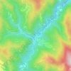 Pontestrambo topographic map, elevation, terrain