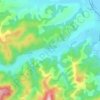 Vața de Sus topographic map, elevation, terrain