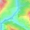 Kharsumte topographic map, elevation, terrain