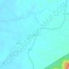 Sungai Tiang topographic map, elevation, terrain