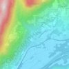Combe Noire topographic map, elevation, terrain