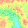 Haugh of Urr topographic map, elevation, terrain