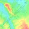 Nohant topographic map, elevation, terrain