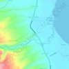 Pines topographic map, elevation, terrain