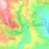 Gregnano topographic map, elevation, terrain