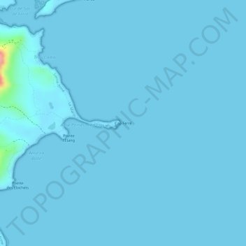 Cap Ferré topographic map, elevation, terrain