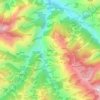 Pariyan topographic map, elevation, terrain