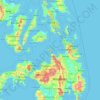 Camiguin topographic map, elevation, terrain