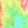 Huluganga topographic map, elevation, terrain
