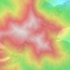 Dugad topographic map, elevation, terrain