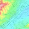 Calcinelli topographic map, elevation, terrain