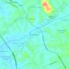 Palannoruwa topographic map, elevation, terrain