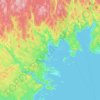 Oak Island topographic map, elevation, terrain