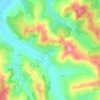 Chioag topographic map, elevation, terrain
