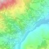 Curatico San Rocco topographic map, elevation, terrain