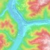 Bellepoint topographic map, elevation, terrain