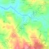 Les Herses topographic map, elevation, terrain