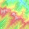 Hunua topographic map, elevation, terrain