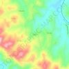 Castro topographic map, elevation, terrain