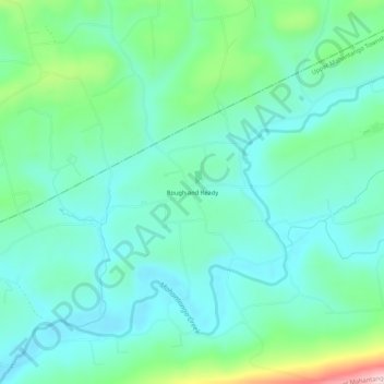 Rough and Ready topographic map, elevation, terrain
