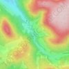Finkenstein topographic map, elevation, terrain
