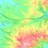La Panadella topographic map, elevation, terrain
