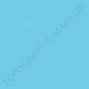 Paleleh topographic map, elevation, terrain