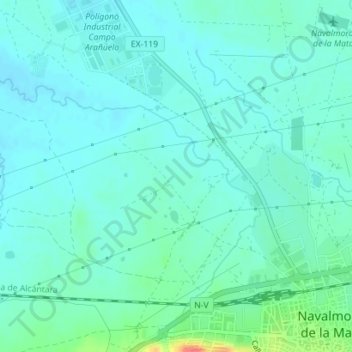 La Pichola topographic map, elevation, terrain