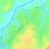 Mabote topographic map, elevation, terrain