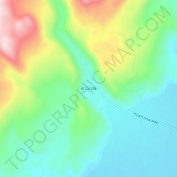 Antofalla topographic map, elevation, terrain