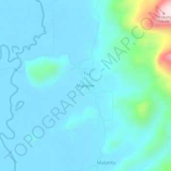 Maralee topographic map, elevation, terrain