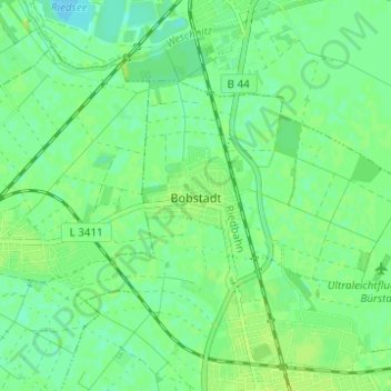Bobstadt topographic map, elevation, terrain
