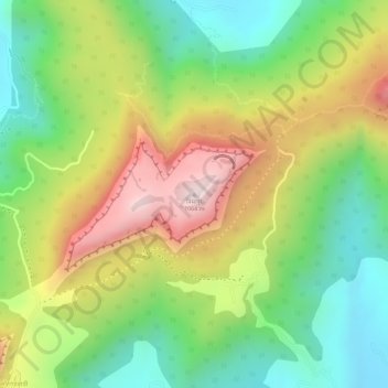 Visapur topographic map, elevation, terrain