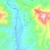 Xiaoping'ancun topographic map, elevation, terrain