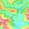 pirsal topographic map, elevation, terrain