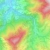 Caprili topographic map, elevation, terrain