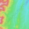 San Rafael topographic map, elevation, terrain