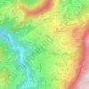 Le Rossin topographic map, elevation, terrain
