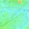 Hydershakote topographic map, elevation, terrain