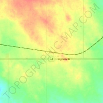 Laporte topographic map, elevation, terrain